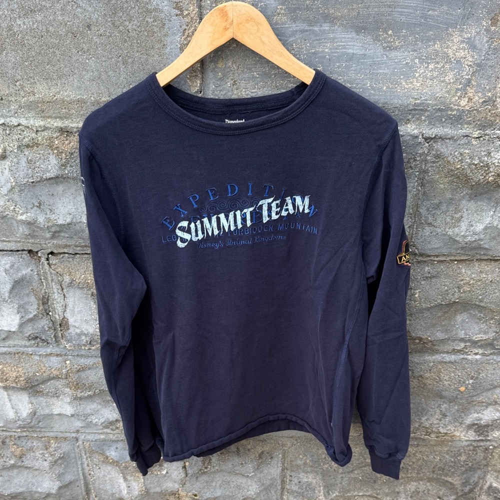 Expedition Everest Disney World Shirt Sz M Summit Team Vtg Long Sleeve Y2K